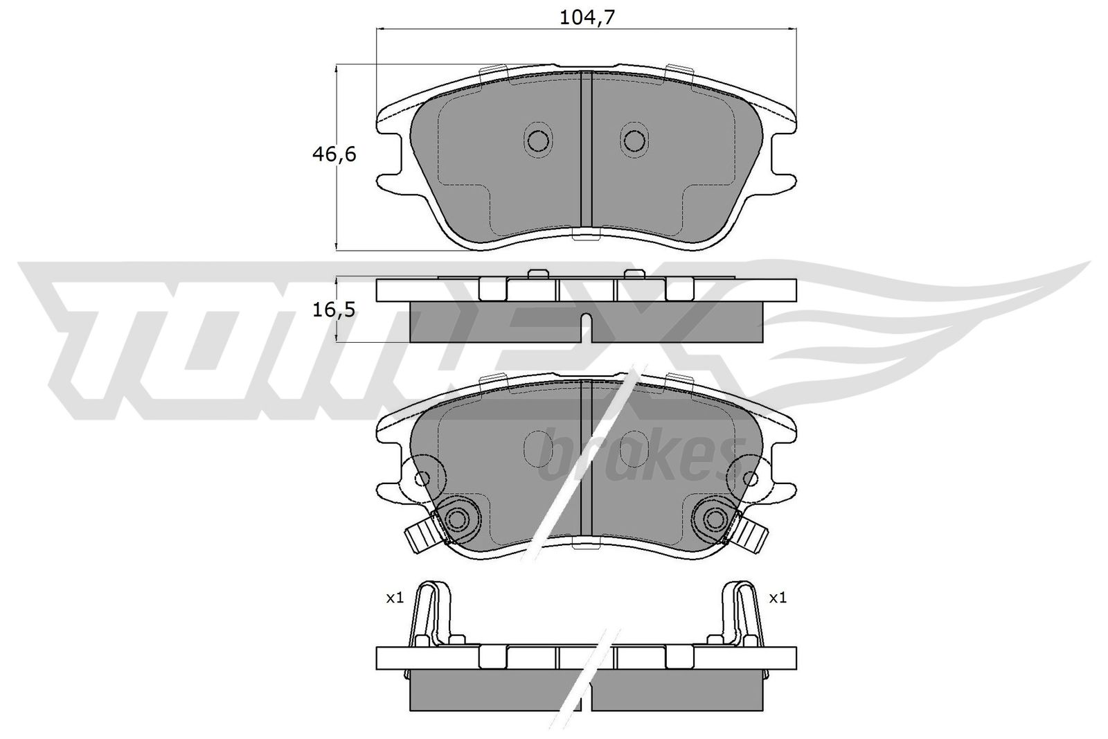 TOMEX Brakes TX 15-99 Sada...